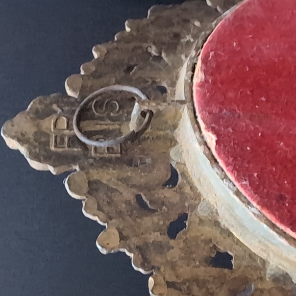 VGT,Set of 2 Oval Metal Ornate Frames with Victorian Art. - Picture 8 of 12